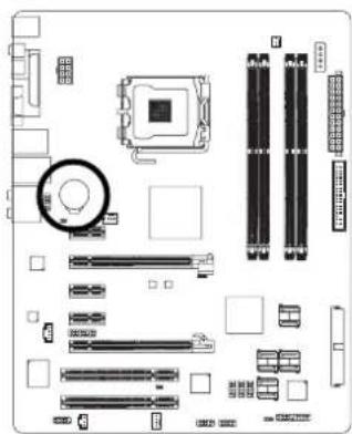GIGABYTE GA965GDS4 - 12) BATTERY - 1