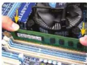GIGABYTE GA945GZMTS2DB - Installation de la mémoire - 1