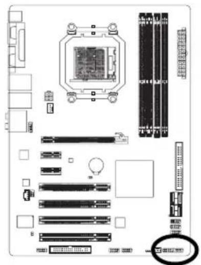 GIGABYTE GAM61PS3 - 5) IDE (IDE) 插座 - 8
