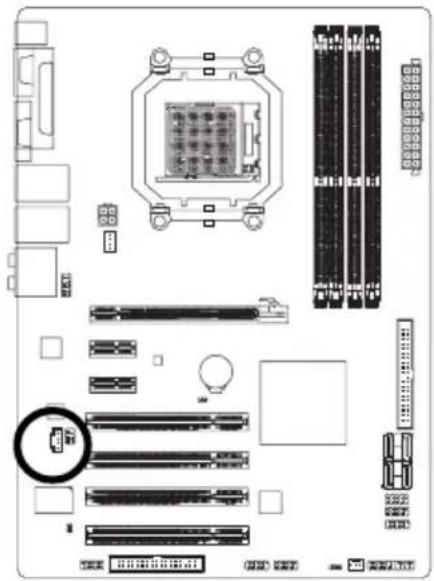 GIGABYTE GAM61PS3 - 11) CD_IN (光碟機音源插座 - 1