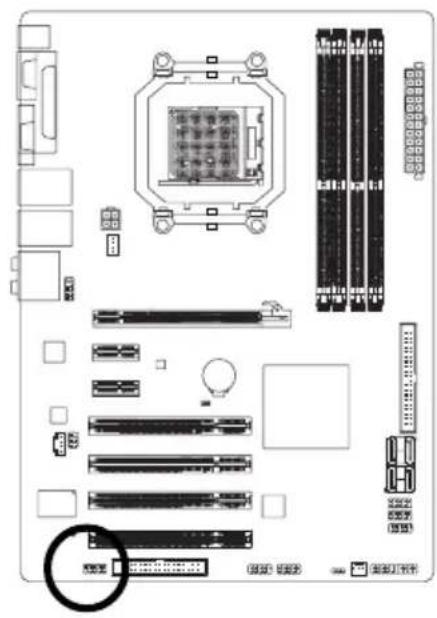 GIGABYTE GAM61PS3 - 15) COMB（列埠 插座 - 1