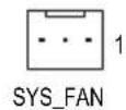 GIGABYTE GAM61PS3 - 3/4)CPU_FAN/SYS_FAN（散热風扇電源插座 - 3