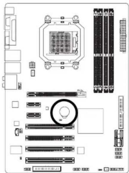 GIGABYTE GAM61PS3 - 18) BATTERY (電池 - 1