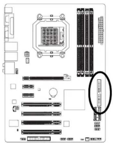 GIGABYTE GAM61PS3 - 5) IDE (IDE) 插座 - 1