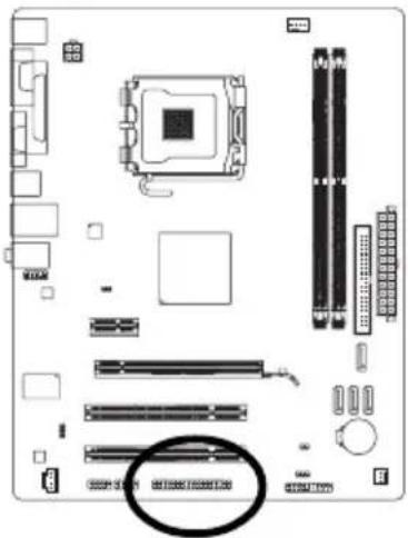 GIGABYTE GA73VMS2 - 5) FDD() 软碟機插座 - 1