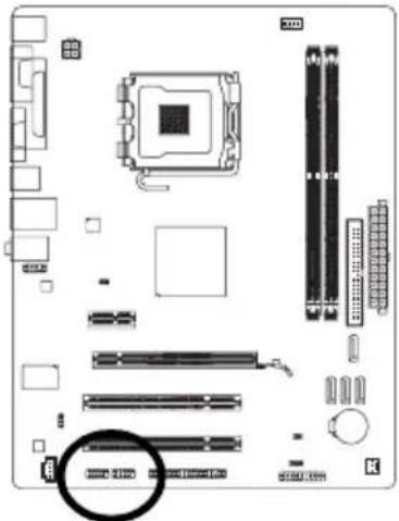 GIGABYTE GA73VMS2 - 14)F_USB1/F_USB2(USB連接埠擴充插座 - 1