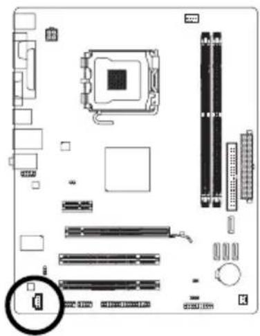 GIGABYTE GA73VMS2 - 12) CD_IN (光碟機音源插座 - 1