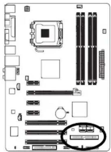 GIGABYTE GAG31S3L - 8) IDE1 (IDE) 插座 - 1