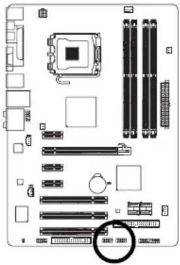 GIGABYTE GAG31S3L - 16) F\_USB1/F\_USB2 (USB 連接埠擴充插座 - 1