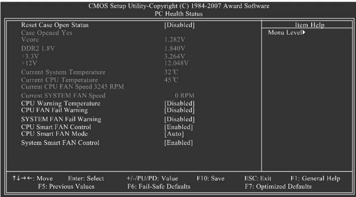 GIGABYTE GA73UMS2H - 2-8 PC Health Status() 電腦健康狀態 - 1