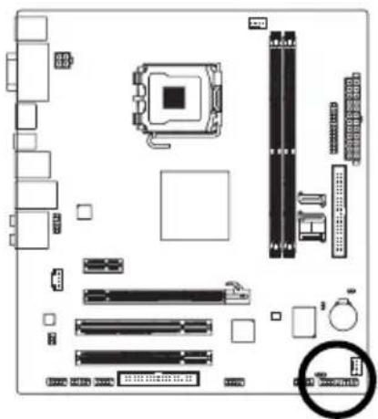 GIGABYTE GA73UMS2H - 10) F PANEL (前端控制面板接脚 - 1