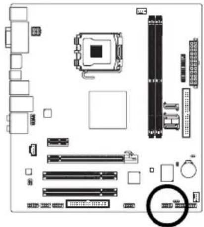 GIGABYTE GA73UMS2H - 16) COMA (串列埠擴充擋板插座 - 1