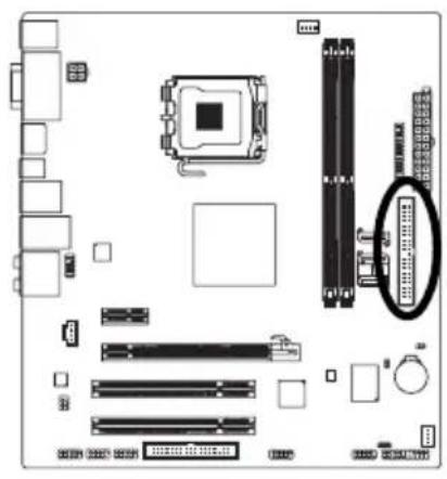 GIGABYTE GA73UMS2H - 6) IDE (IDE) 插座 - 1