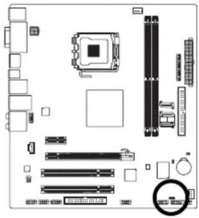 GIGABYTE GA73UMS2H - 8)PWR_LED（系統電源指示燈插座 - 1