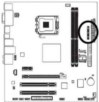 GIGABYTE GA73UMS2H - 17)LPT(並列埠插座 - 1