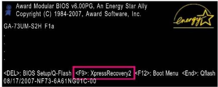 GIGABYTE GA73UMS2H - Process Recovery2 程式 - 2