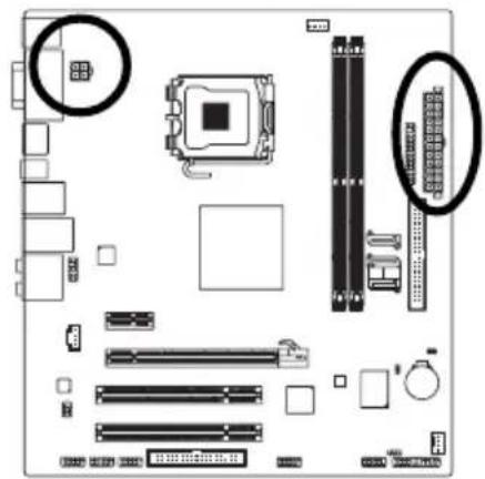 GIGABYTE GA73UMS2H - 1/2)ATX_12V / ATX(2x2-pin 12V電源插座及2x12-pin主電源插座） - 2