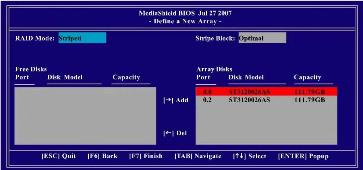 GIGABYTE GA73UMS2H - 選AID BIOS RAID, 設定 模式 - 2