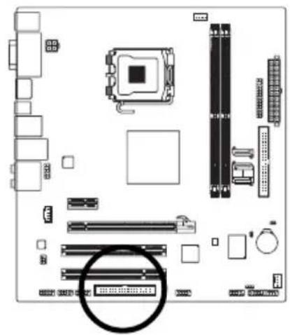 GIGABYTE GA73UMS2H - 5) FDD（软碟機插座 - 1