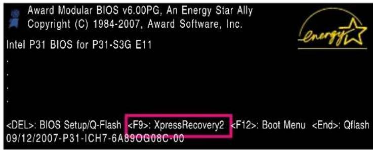 GIGABYTE GAP31S3G - Impress Recovery2 程式 - 2
