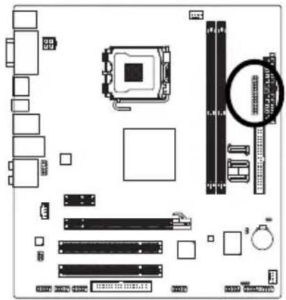GIGABYTE GA73PVMS2H - 17)LPT(连列埠插座 - 1
