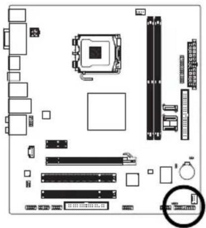 GIGABYTE GA73PVMS2H - 10) F PANEL (前端控制面板接脚 - 1