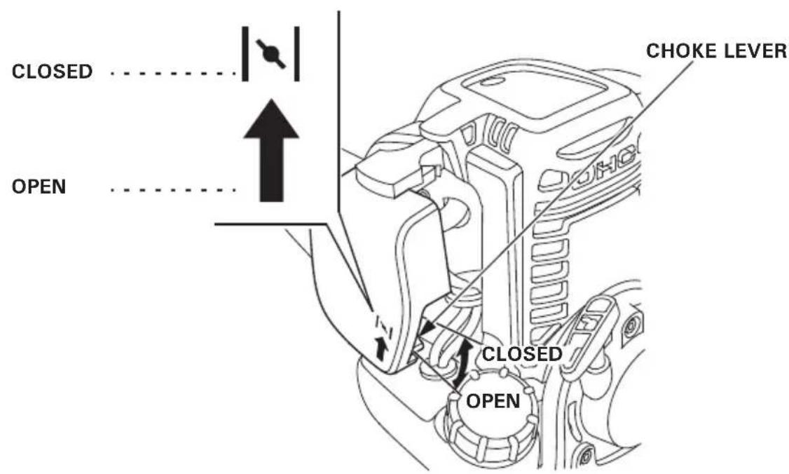 Honda UMC435 - Choke lever - 1
