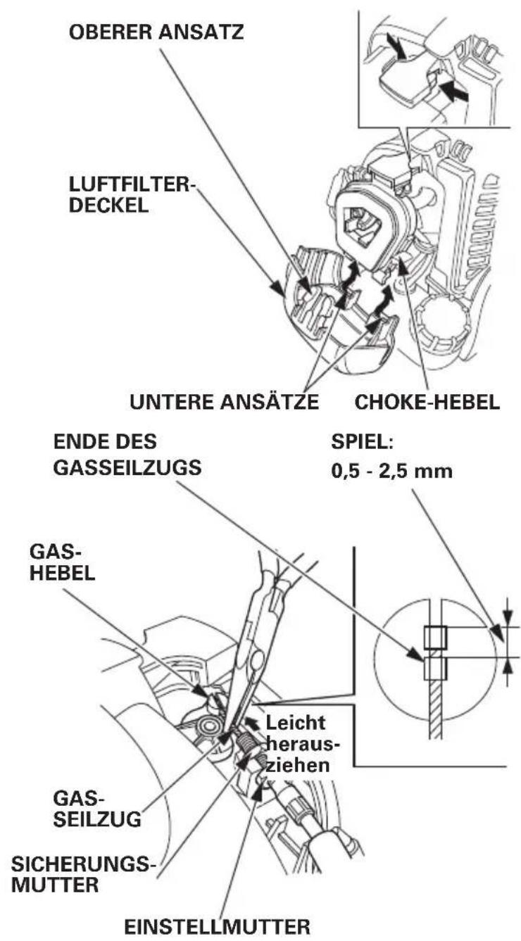 Honda UMC435 - Einstellung: - 1
