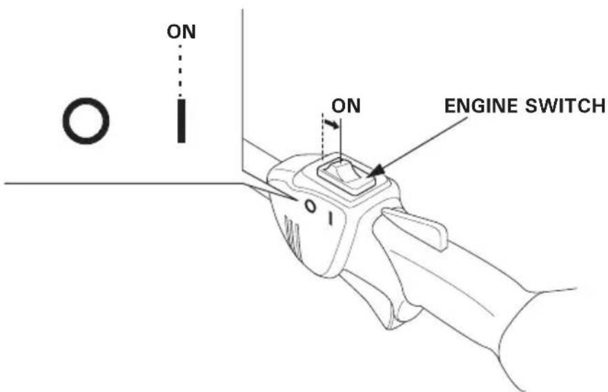 Honda UMC435 - WARNING - 1
