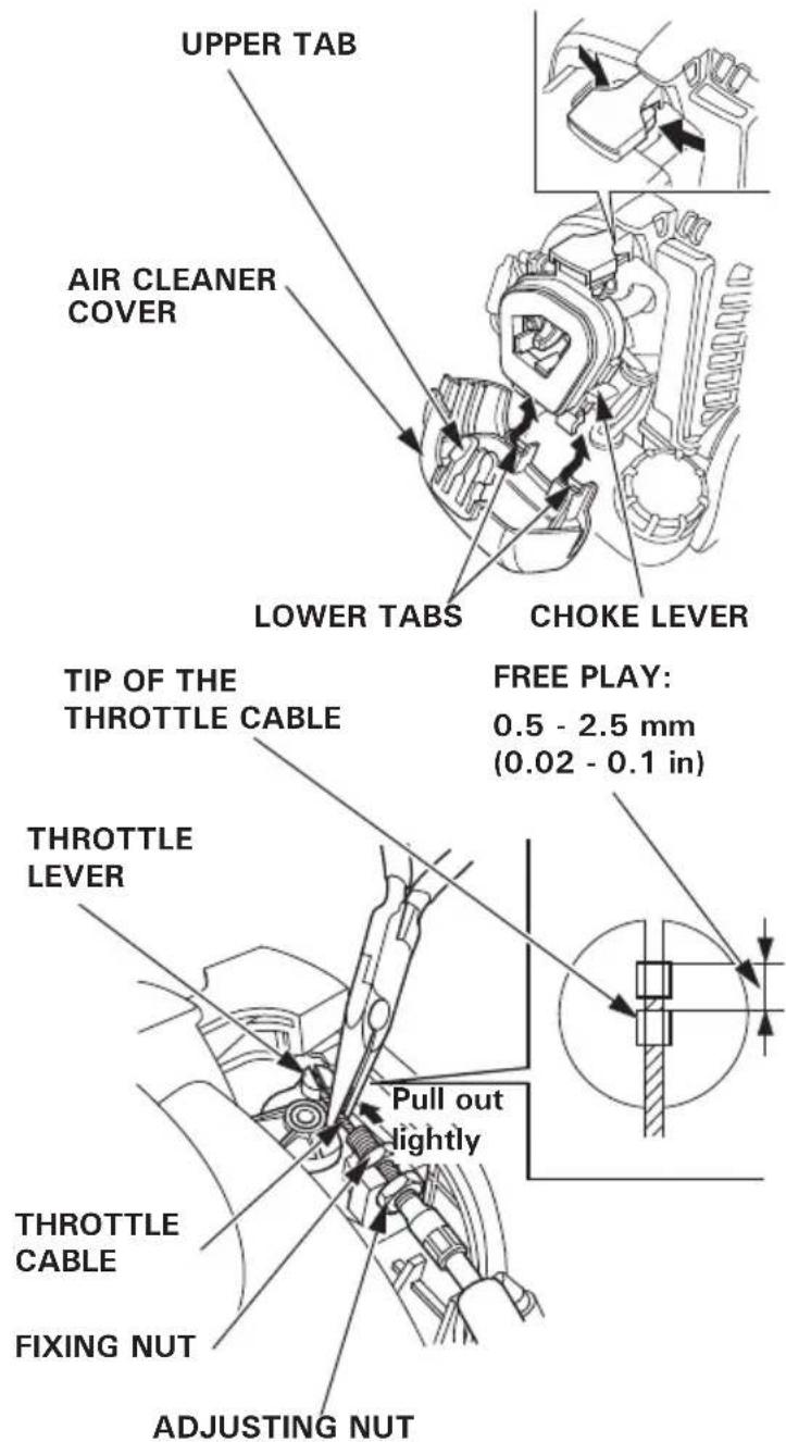 Honda UMC435 - Adjustment: - 1