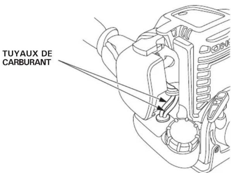 Honda UMC435 - Verification du tuyau de carburant - 1