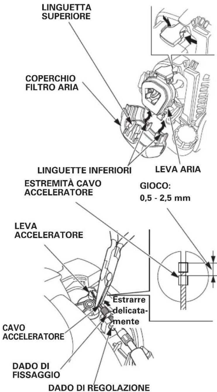 Honda UMC435 - Regolazione: - 1
