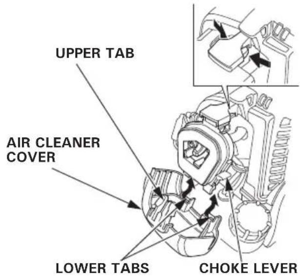 Honda UMC435 - Check the throttle cable free play - 1