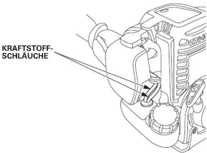 Honda UMC435 - Überprüfung der Kraftstoffschläuche - 1