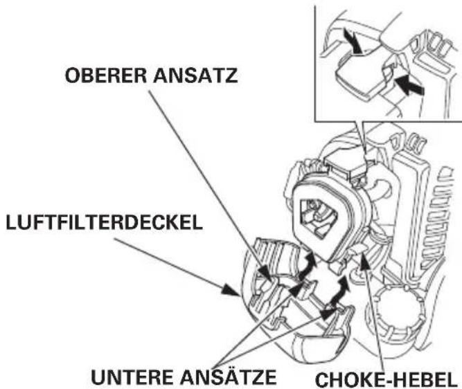 Honda UMC435 - Überprüfung des Gasseilzugspiels - 1