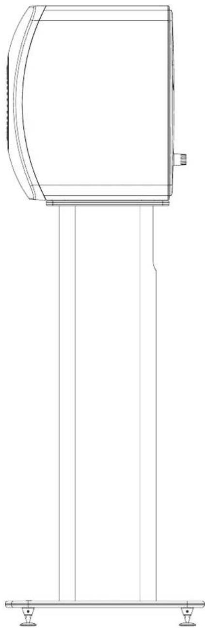 KEF S2 Floor Stand - S2 Floor Stand with LS50 Meta - 3