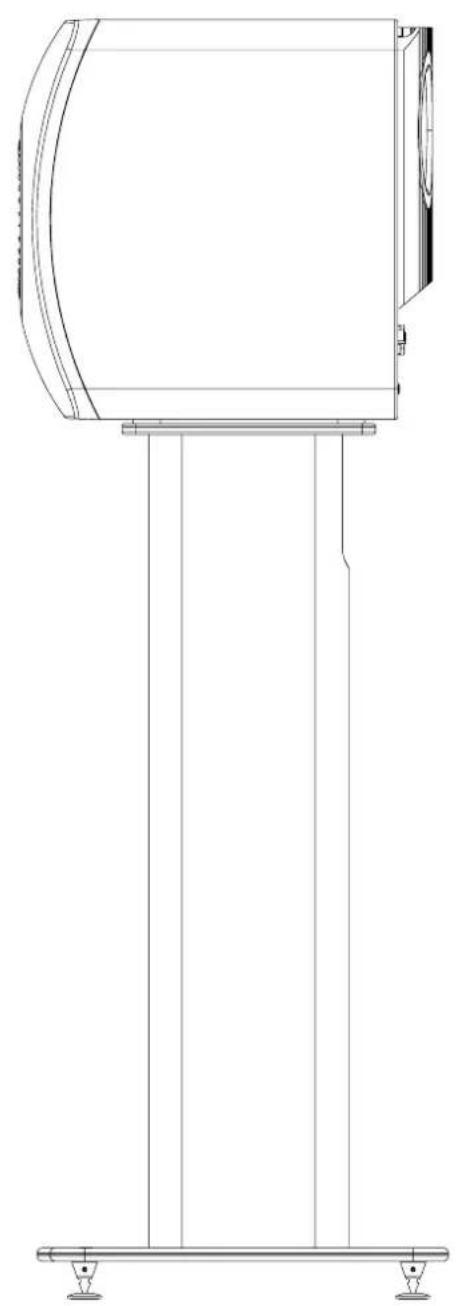KEF S2 Floor Stand - S2 Floor Stand with LS50 Wireless - 3