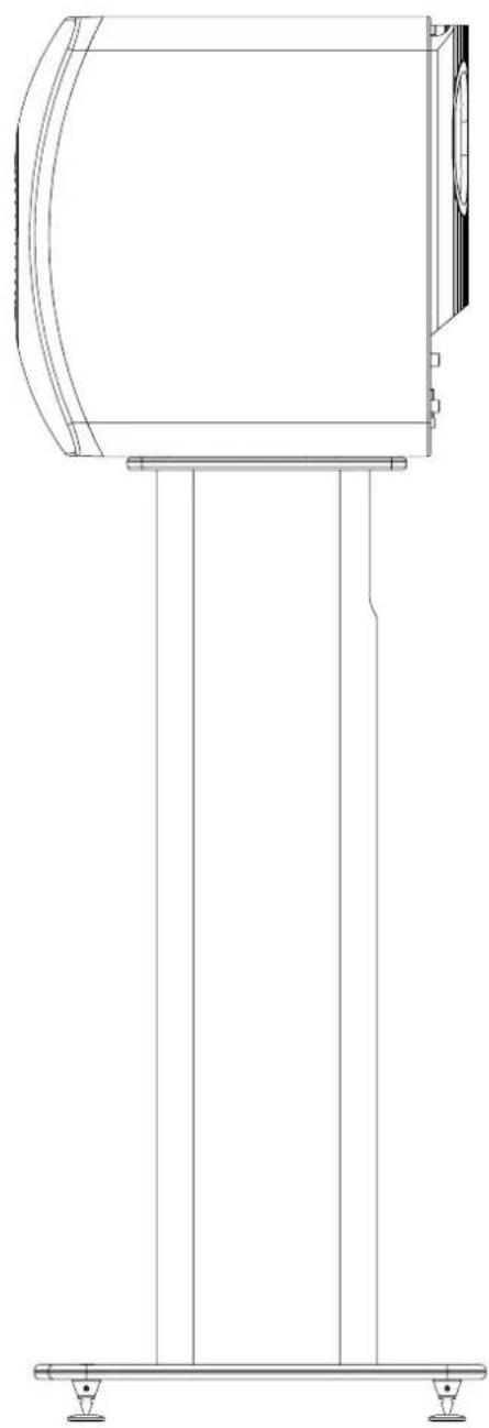 KEF S2 Floor Stand - S2 Floor Stand with LS50 Wireless II - 3