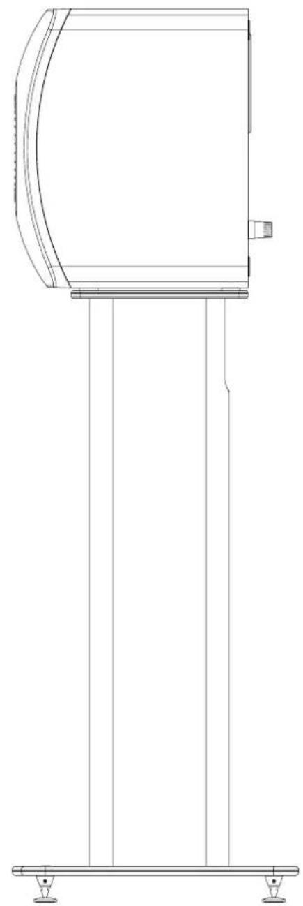 KEF S2 Floor Stand - S2 Floor Stand with LS50 - 3