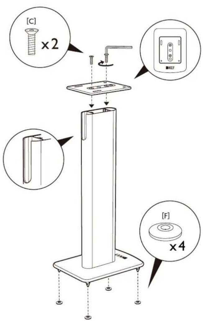 KEF S2 Floor Stand - Installation Instructions - 4