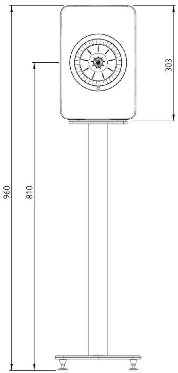 KEF S2 Floor Stand - S2 Floor Stand with LS50 Wireless - 2