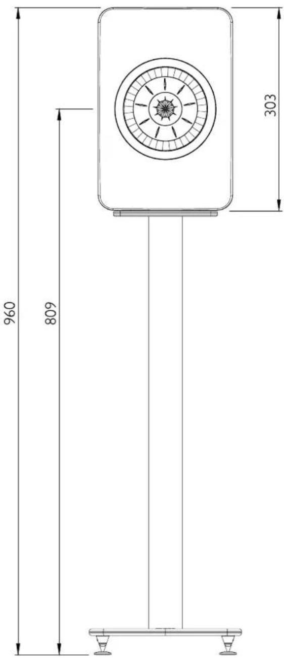 KEF S2 Floor Stand - S2 Floor Stand with LS50 Meta - 2