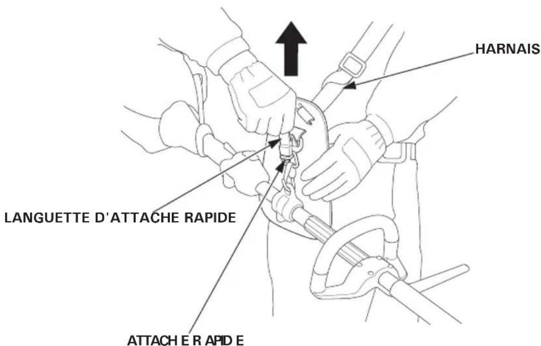 HARNAIS LANGUETTE D'ATTACHE RAPIDE ATTACH E R APID E