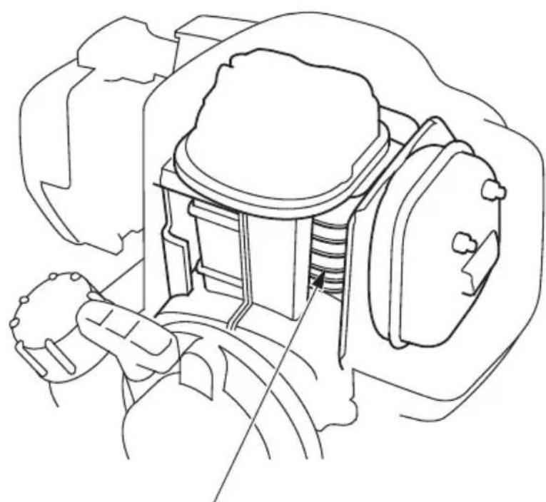 Honda UMC425 - Engine cooling fin inspection - 1