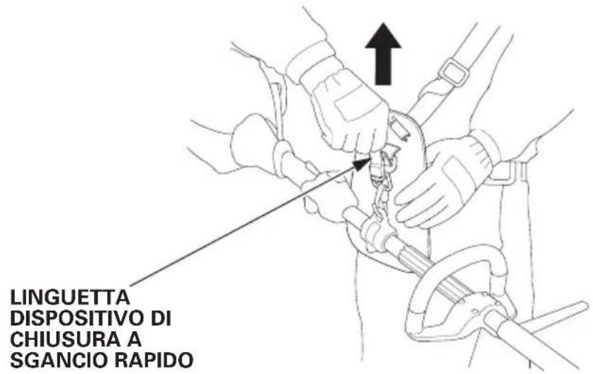 LINGUETTA DISPOSITIVO DI CHIUSURA A SGANCIO RAPIDO