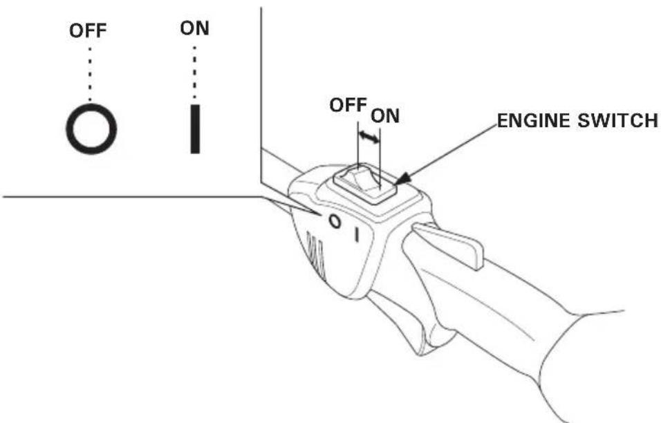 OFF ON OFF ON ENGINE SWITCH 0 1