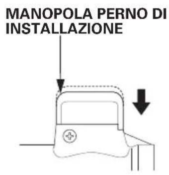 MANOPOLA Perno DI INSTALLAZIONE