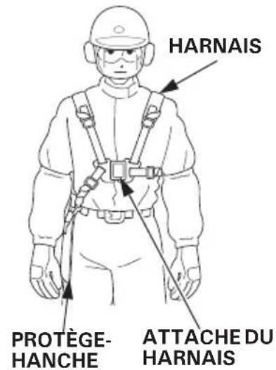 HARNAIS PROTÈGE- HANCHE ATTACHE DU HARNAIS