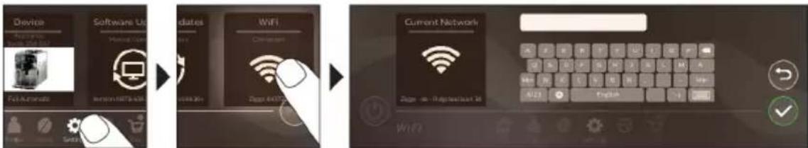 PHILIPS Saeco Xelsis Deluxe SM8785 - Podłączanie do sieci Wi-Fi - 1