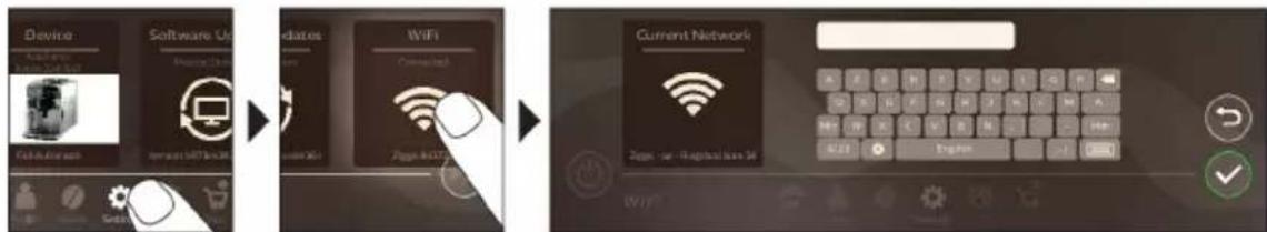 PHILIPS Saeco Xelsis Deluxe SM8785 - Поврзување преку Wi-Fi - 1